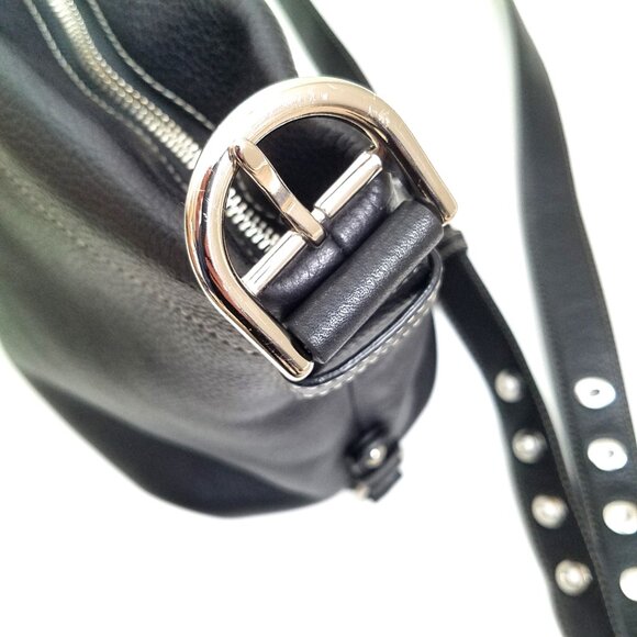 Coach Legacy Soho Black Pebble Leather Shoulder Crossbody Hobo Bag #F15064 - Picture 11 of 12